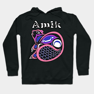 Amik (Beaver) Genderfluid  Pride Hoodie